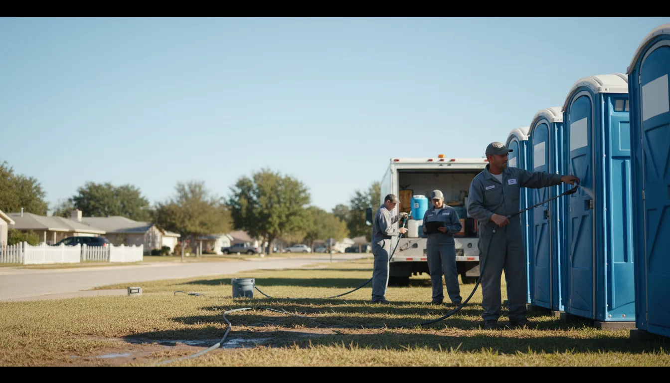 Long-Term Portable Toilet Rental in Cherokee, TX near me